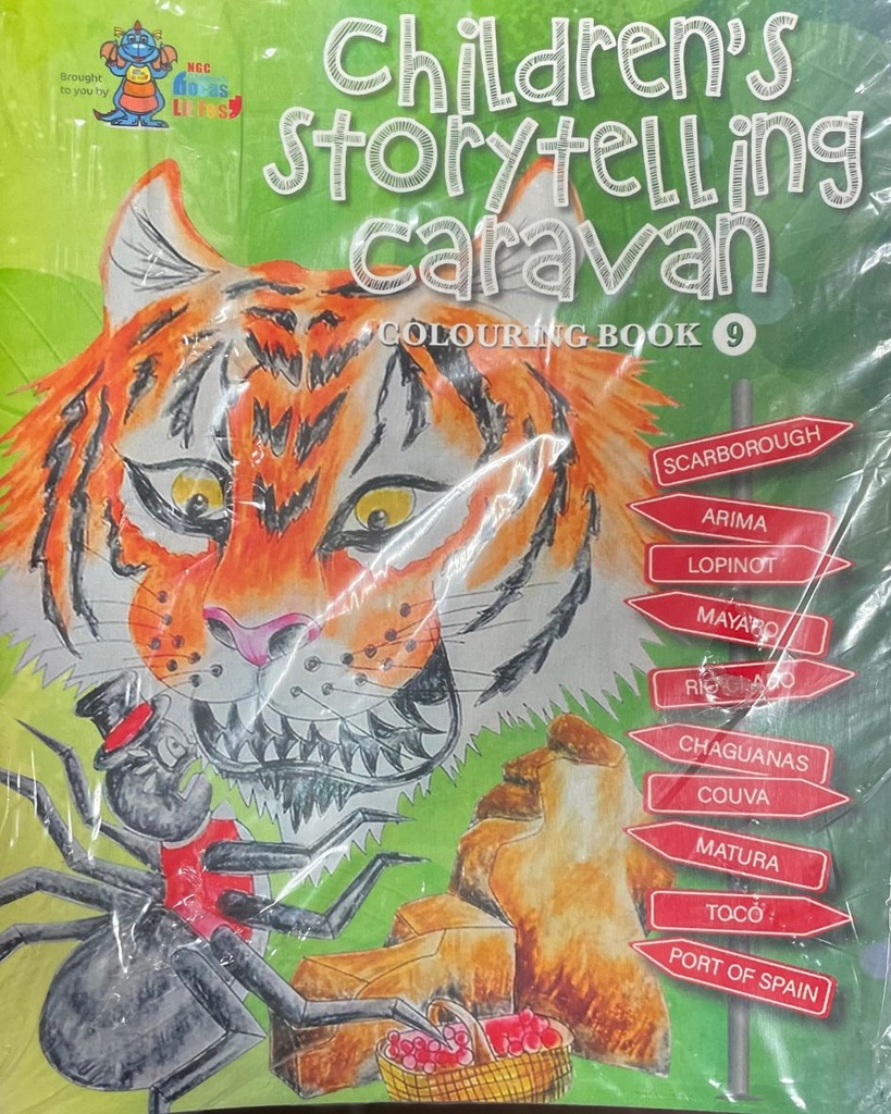 Children's Storytelling Caravan Colouring Book 9