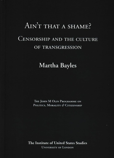 Ain't That a Shame? - Martha Bayles