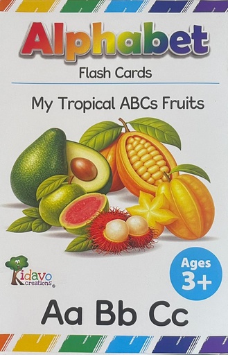 My Tropical ABCs Fruits Alphabet Flash Cards - Misty Hamid 